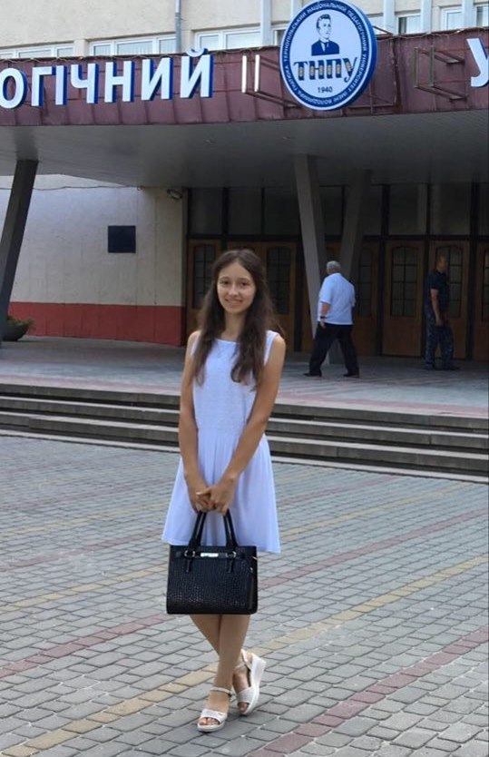 Оксана Гаврилишин, переможниця серед студентів 2 курсу